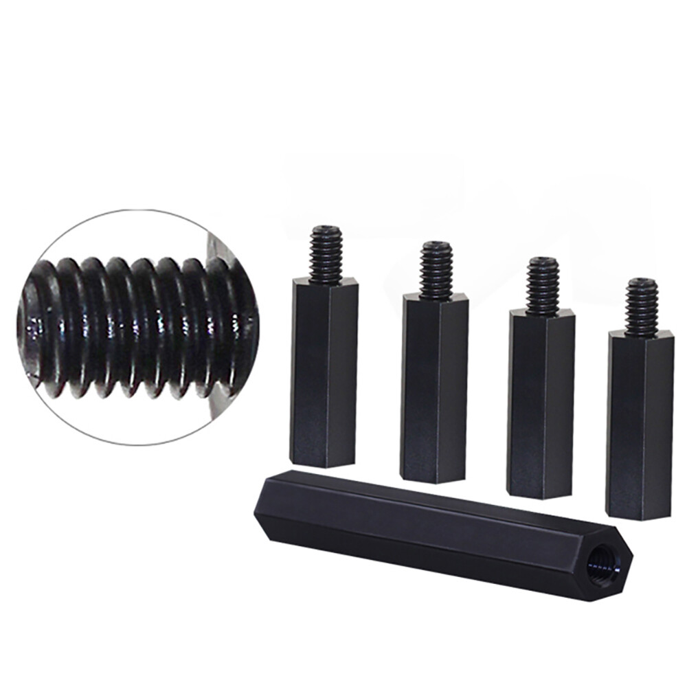 M3 Aluminium Abstandshalter 30 Mm – 10 Stück, Schwarz, Für Leiterplatten & DIY-Projekte