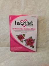 Heartfelt Creations Paper crafting 3D Flower Shaping Mold - Poinsettia