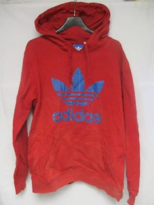 Sweat à capuche ADIDAS rétro vintage TREFOIL rouge M - Photo 1/3