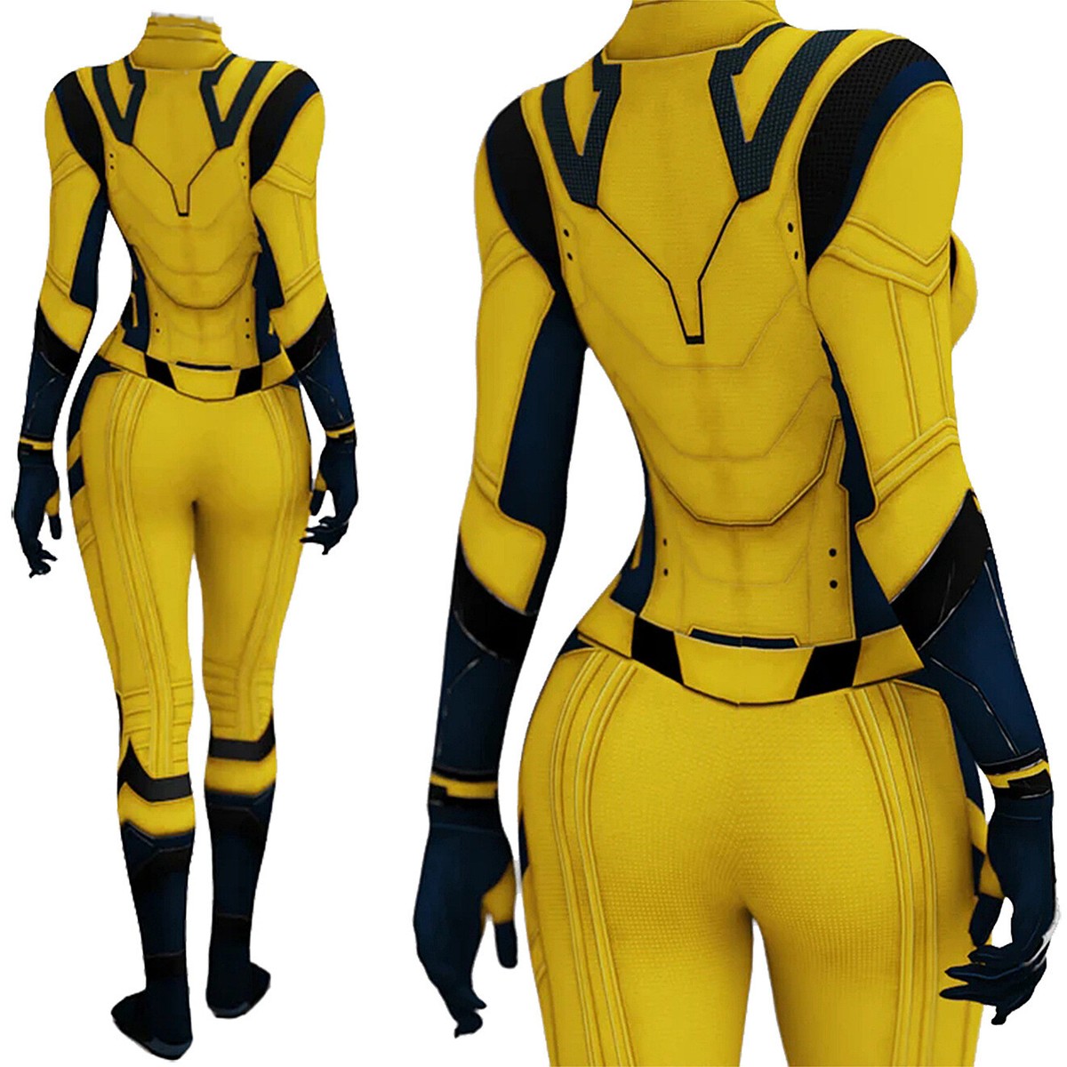 New Deadpool 3 Wolverine Women Cosplay Jumpsuit Costume Stage