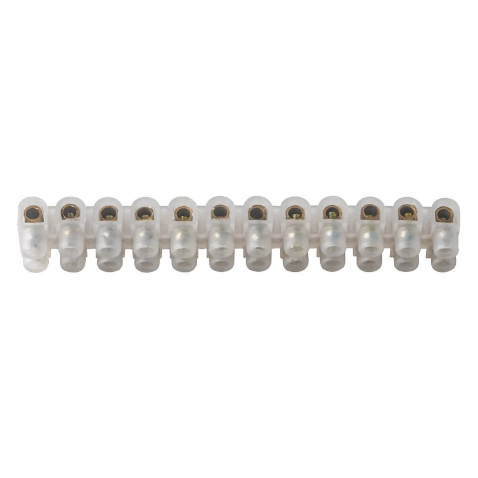 Electrical 12 Way Wire Block Terminals Connector Block Strip Screw 3~30AMP 1-5x - Image 4 of 4