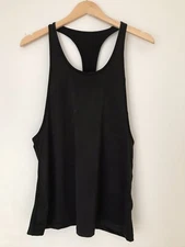 Primark black vest Top Size 8 activewear racer back womens