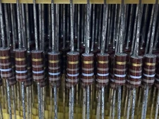 4pcs - S.E.I RC 1/2 180R 1/2W 5% Carbon Composition Resistor NOS Japan