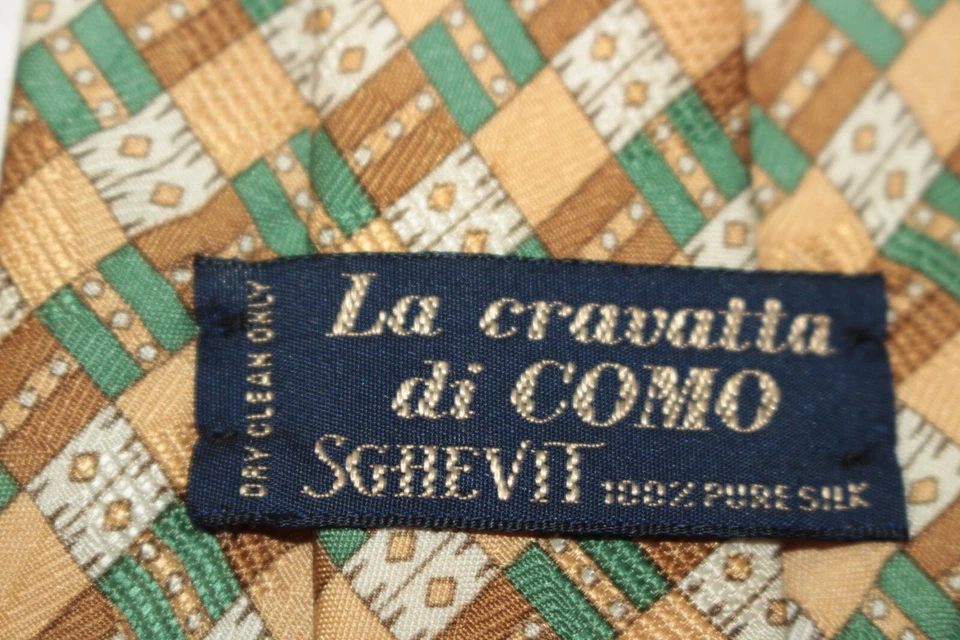LA CRAVATTA DI COMO Silk tie Made in Italy F63190 Foto 4 de 4