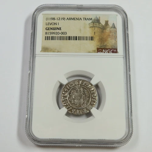 1198-1219 NGC Genuine - ARMENIA TRAM - LEVON I #53074A