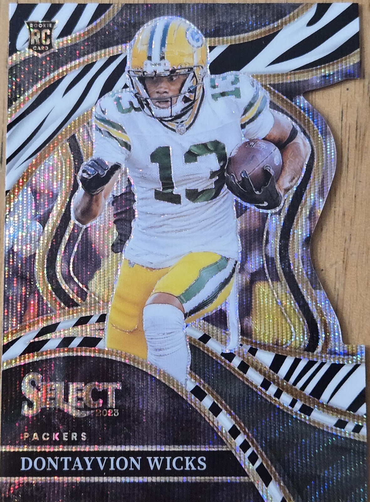 2023 Select Dontayvion Wicks Club Level RC Zebra Die-Cut SSP Case Hit Packers