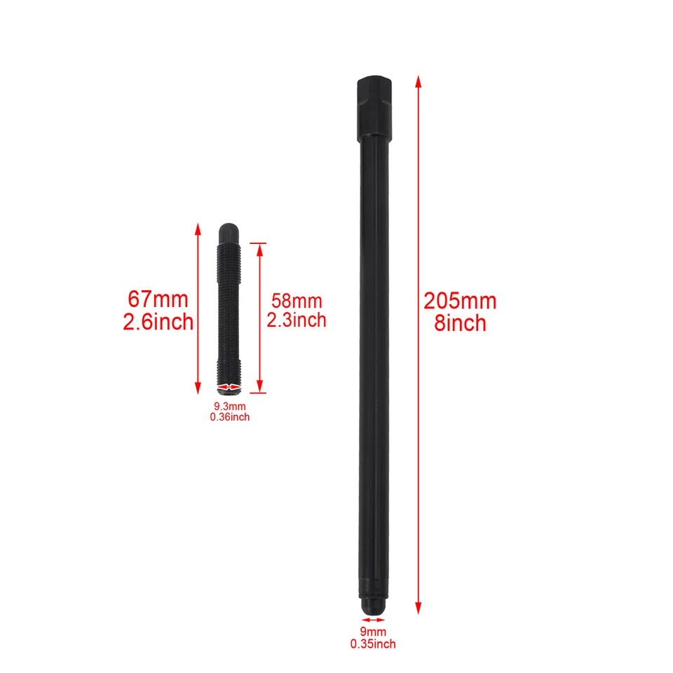 Varillas de empuje ajustables de instalación rápida para Harley Electra Road Glide 99-2017 doble cámara Foto 2 de 4