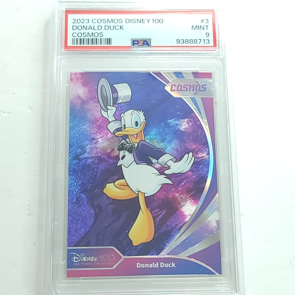 Donald Duck 2023 Kakawow Cosmos Disney 100 All Star PSA Mint 9