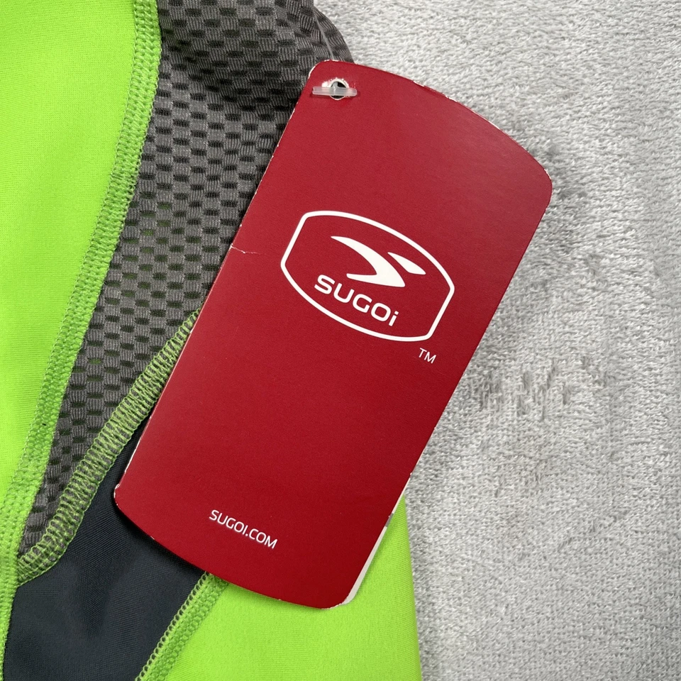 NUEVO CON ETIQUETAS Camisa de ciclismo Sugoi RPM Tri Tank para mujer S Lotus Pro Fit absorbente 3/4 cremallera $65 Foto 2 de 4