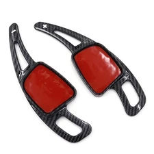 GZYF Carbon Fiber Steering Wheel Paddle Shifter Extensions for Audi A3 S3 Q5 ...