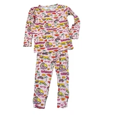 Barbie Posh Peanut Malibu Pajamas Bamboo 2 piece PJ Set Size 2T