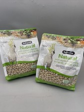 2 Pack ZuPreem Natural Bird Food for Large Birds, 3 lb Bag Each Exp 10/26