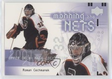 2001-02 Upper Deck Mask Collection Manning the Nets Roman Cechmanek #122 1o3