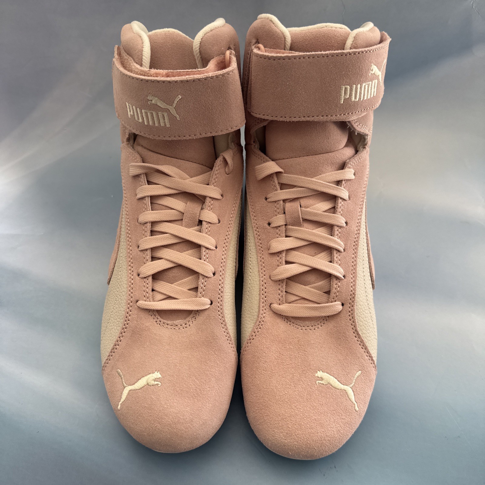 PUMA Speedcat Mid Lace Up Pink Sneakers Casual Shoes 400384 03 Mens Size 8.5 thumbnail 2