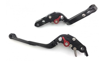 Paar Klapphebel Schwarz Rot für Kawasaki Ninja 650 Ninja-650 EX650M 2020-22
