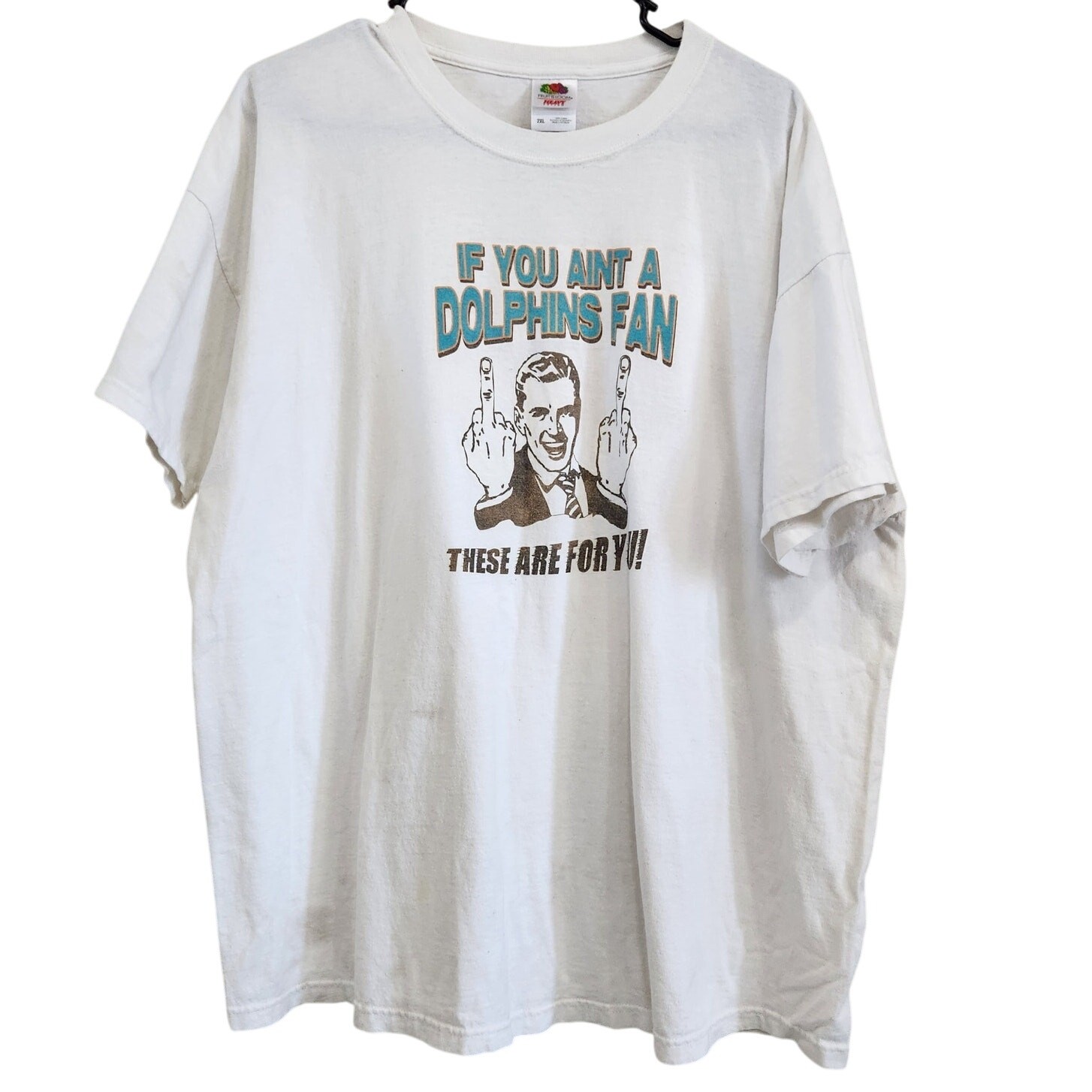 NFL Football Funny Raunchy Sarcastic Tee Shirt Miami Dolphins Fans Size 2XL