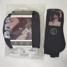 trtl Travel Pillow One Size Gray Fleece Flying Airplane Neck Shoulder Support