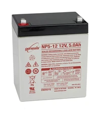 EnerSys Genesis NP5-12 12V 4Ah F1 Sealed Lead Acid Battery