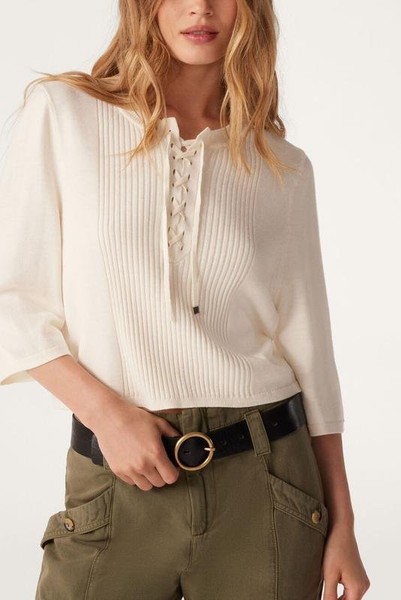 Women Ba&sh Sweater White Viscose 38 / M / 46