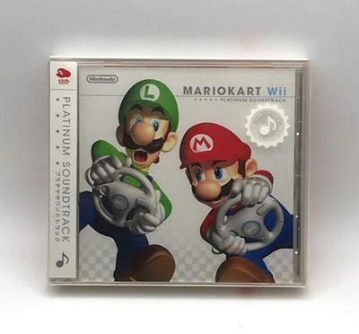 Nintendo Original Mario Kart Wii sound track CD Platinum Soundtrack Japan Used