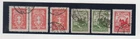 LITHUANIA.1933 WAPPEN.BURGRUINE.MI 382-384 WZ 7