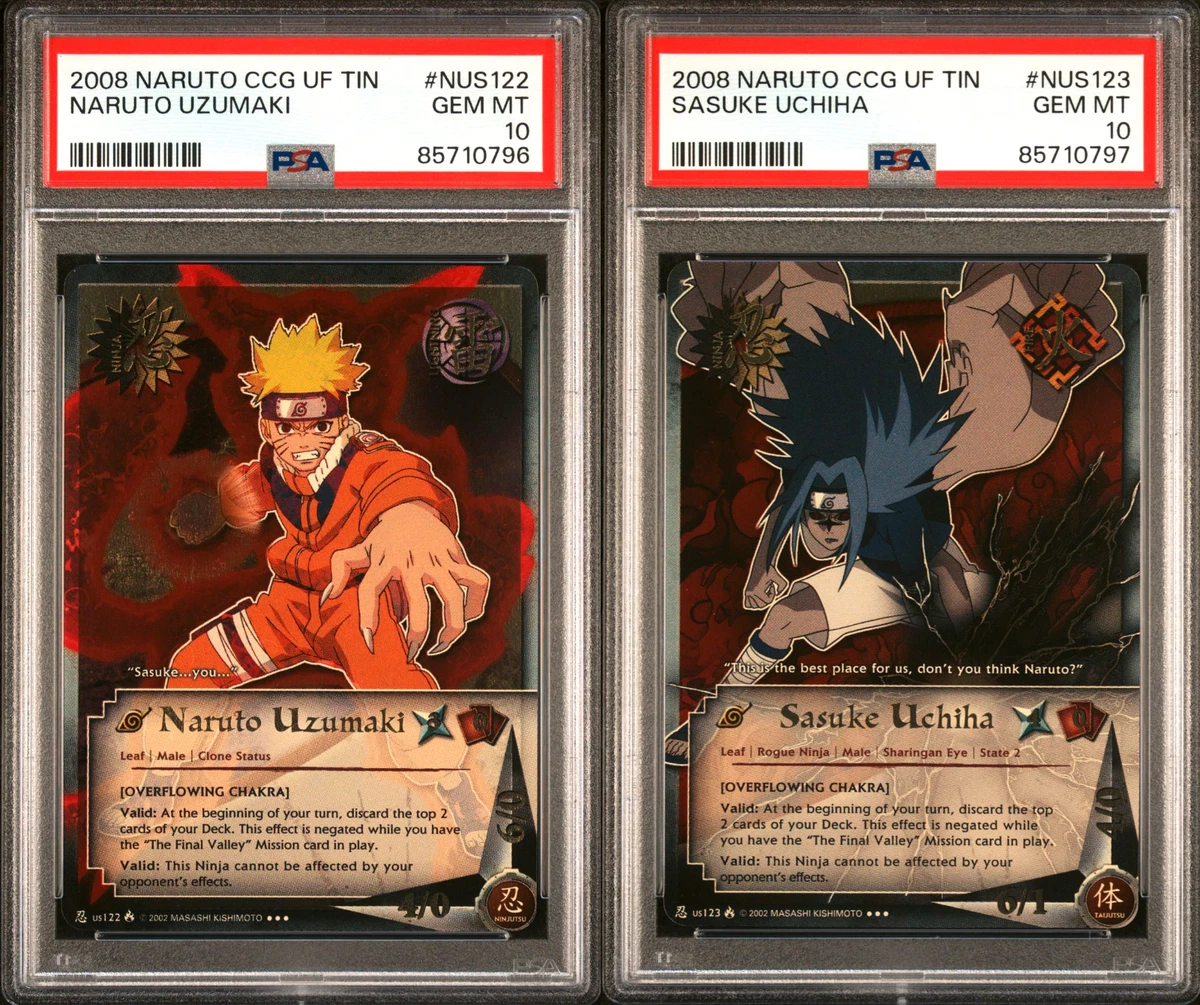 Preços baixos em Naruto SASUKE em Cartões Individuais de jogo de