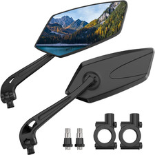 2 Pack Bike Mirrors, Ebike Mirrors for Handlebars, 360 Adjustable Safety Bicycl