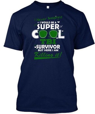 Tbi Survivor - T-Shirt Made in the USA Size S to 5XL