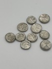 New ListingLot of 10 Ancient-Style Silver Coins | Greek or Celtic Look | 10.8mm | 21g