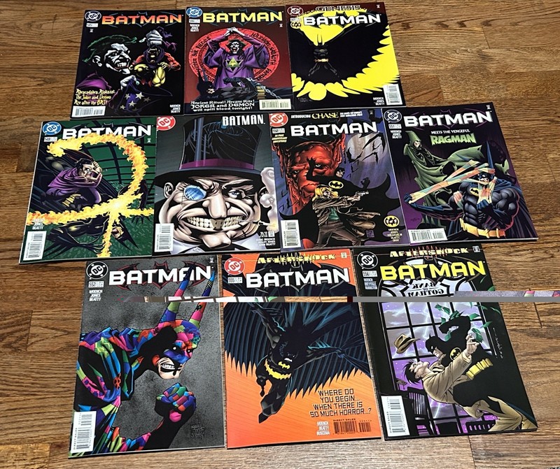Batman lot(10) #545-552, 555, & 556 : DC comics, in Very Good-Fine condition