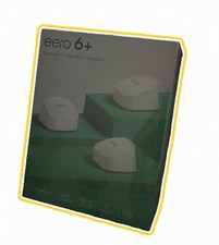 eero 6 Dual Band AX3000 Wi-Fi 6 Router Mesh System - White 3-Pack 