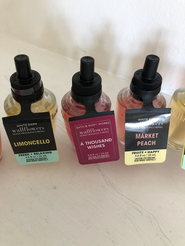 Bath & Body Works Wishes Peach Apple Limoncello Wallflower Plug Refill  Lot of 6 - Image 4 of 4