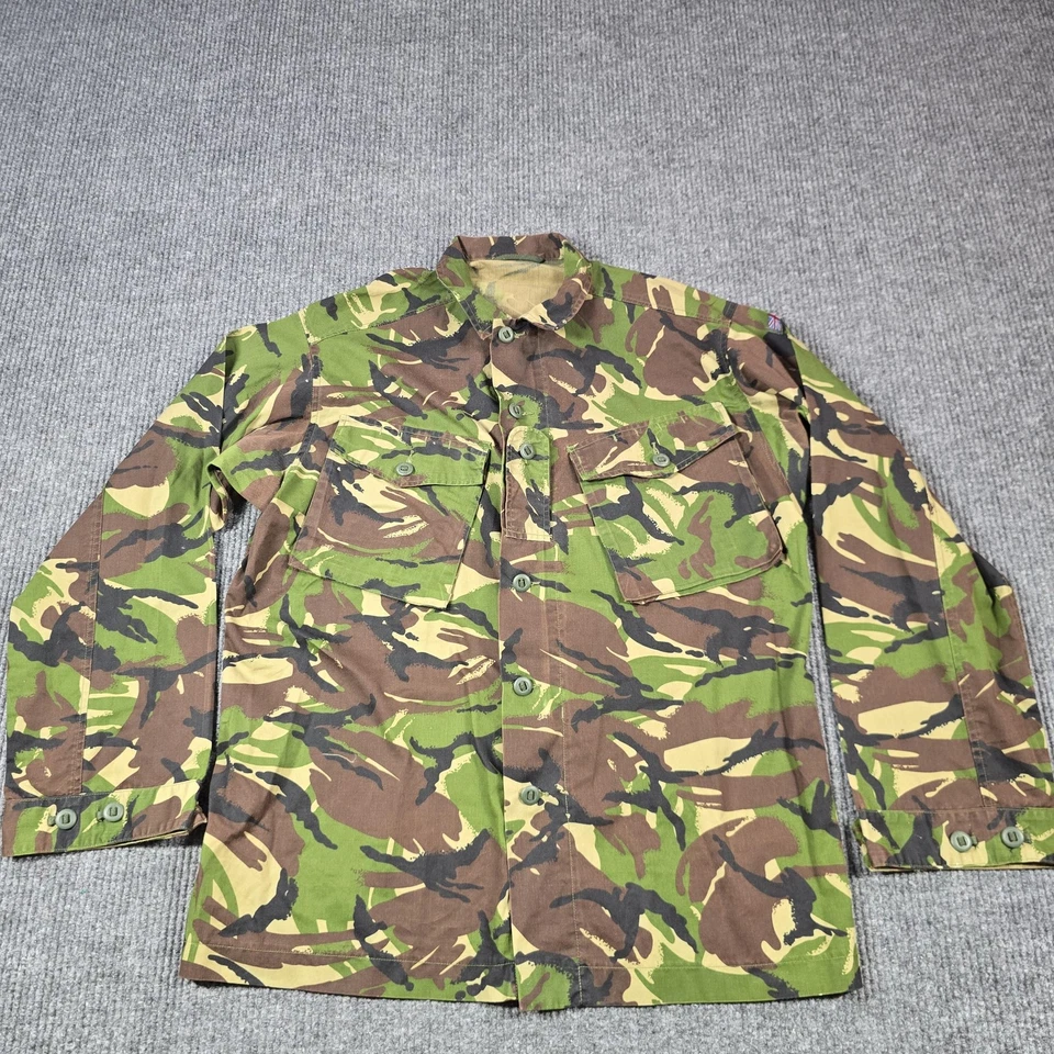 British DPM Camouflage Field Jacket Shirt Mens Large Green Brown Military Camo - Image 2 of 4