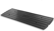 Car Driveway Curb Ramp - Heavy Duty Rubber Threshold Ramp - Also for Loading Doc