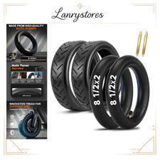 8.5" Electric Scooter Tire  Tube Set 2 Pack - Fits 50/75-6.1, Pneumatic Wheel