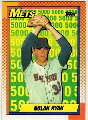 1990 Topps Baseball Nolan Ryan No. 2 New York Mets - Bild 1 von 2