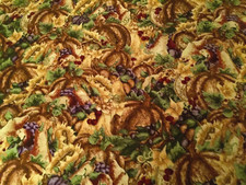 2.5yd.x42" cut pumpkin print fabric Harvest quilting cotton fabric Fall print