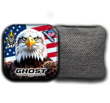 ACO Stamped IMF - GHOST HD Hybrid - USA - 6/8 Speed-Pro Cornhole Bags - Set of 4