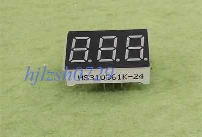 10pcs NEW 3361AS common cathode 3 digit digital tube 0.36 inch red #pq