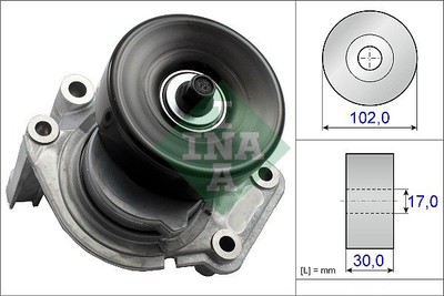 Schaeffler INA 534 0350 10 Riemenspanner, Keilrippenriemen für LEXUS TOYOTA