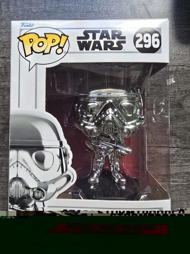 Funko POP! Star Wars #296 Silver Chrome Stormtrooper