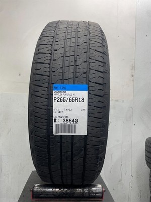 1 Used  P265/65R18 Goodyear Wrangler Fortitude HT 114 T - 6/32 