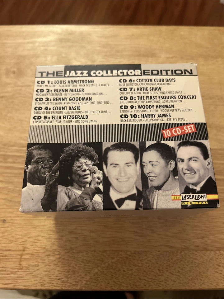 Jazz Collector's Edition 10 CD's Box Set (CD, Oct-1991, Laserlight) ella shaw  - Image 3 of 4