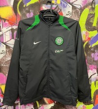 Nike Celtic FC 2008 2009 Track Jacket Soccer Presentation Zip Top Vintage Mens M