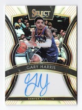 2019-20 Panini Select Silver Prizm GARY HARRIS AUTO Signatures #SG-GHS /199