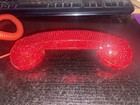 DJ TELEPHONE HEADPHONE IN SPARKLING RED -  SPECIAL LIMITED EDITION -ONLY £250 -