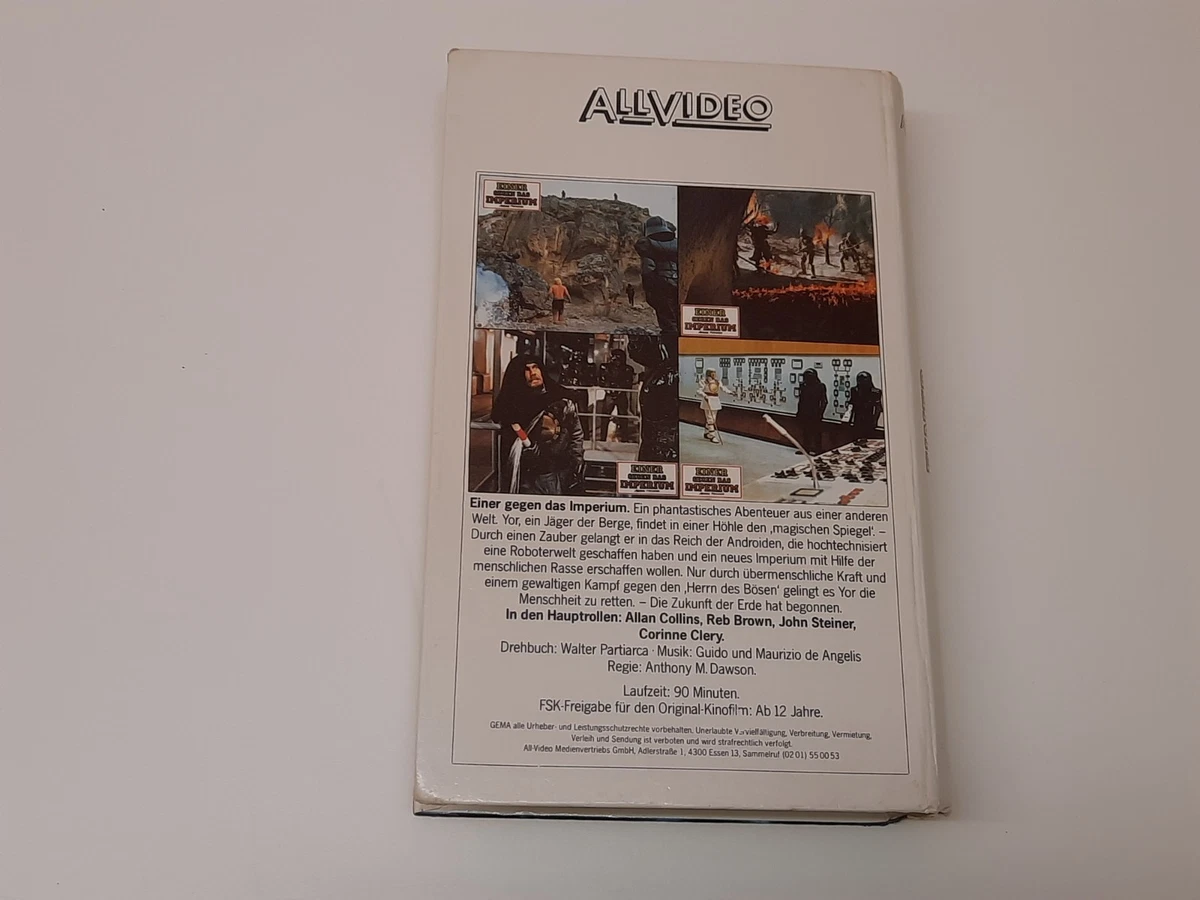 Einer gegen das Imperium 1983 VHS German PAL Video Hartbox Antonio Margheriti