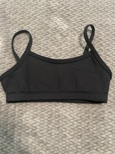 Girls Sports Bra/Athletic Top by Capezio - Black - Intermediate size 6/6x