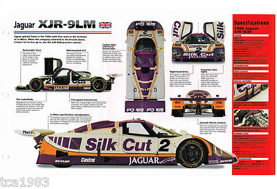 1988 JAGUAR XJR-9LM LeMans Racer IMP Brochure | eBay
