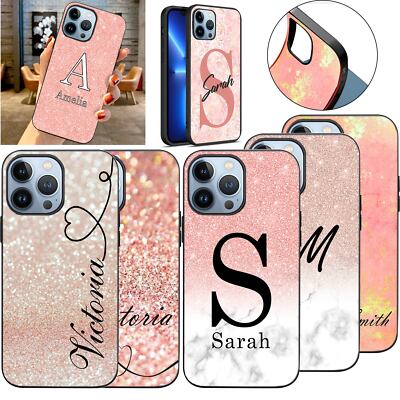 Personalized Marble Case Phone TPU Cover For iPhone 16 Pro Max 14 13 12 11 15 XR